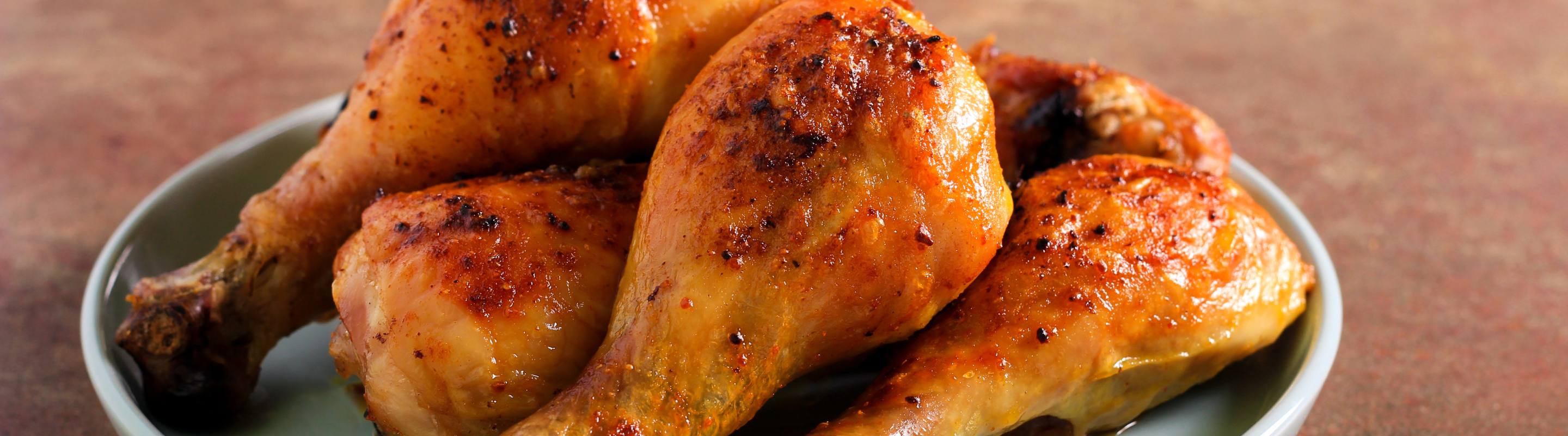 Sticky drumsticks from the Air fryer